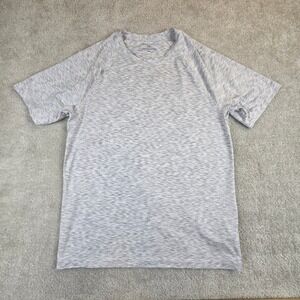Rhone Reign Performance Short Sleeve T-Shirt Mens M Gray Space Dye